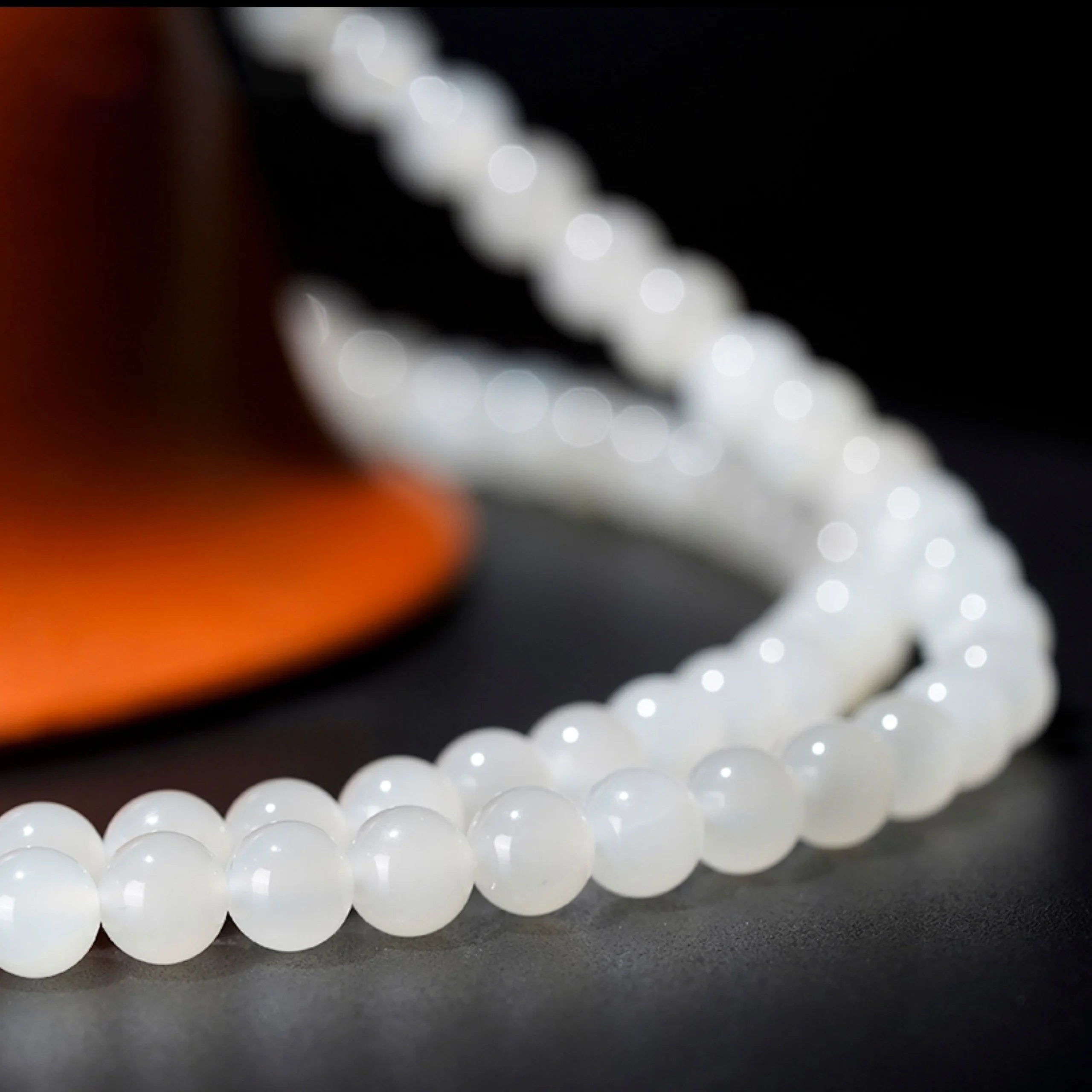 Pure Radiance: Authentic Grade 1 White Nephrite Bracelet from Yutian